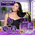 Load image into Gallery viewer, Anti Frizz Hair Serum for Frizzy Damaged Hair 8.45 Fl Oz Humidity Treatment Control Styling and Smoothing Products for Women and Men