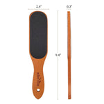 Load image into Gallery viewer, Pumice Stone Foot File   Wooden Pedicure Feet Scrubber with Handle for Callus