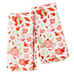 Load image into Gallery viewer, The Fine Living Co. 100% Cotton Kitchen Towels Set of 2 18 x 28 inches Pomegranate Printed Dish Towels Hand Towels Boho Tea Towels Multifunctional Stylish Absorbent Quick Dry Soft