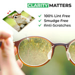 Load image into Gallery viewer, Microfiber Cleaning Cloth for Glasses Lens Camera Phone Screen 6 Pcs Very Soft
