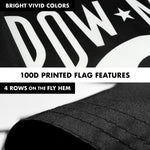Load image into Gallery viewer, G128  6 Feet Tangle Free Spinning Flagpole (Black) POW Brass Grommets Printed 3x5 ft (Flag Included) Aluminum Flag Pole