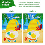 Load image into Gallery viewer, Combo Pack Garden Flag Stand Black 36x16 in and Garden Flag 12x18 inch Summer