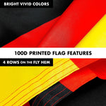 Load image into Gallery viewer, G128  6 Feet Tangle Free Spinning Flagpole (Silver) Germany Brass Grommets Printed 3x5 ft (Flag Included) Aluminum Flag Pole