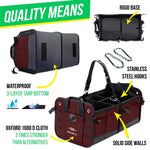 Load image into Gallery viewer, Trunk Organizer with Covering Net Attachable Non Slip Pads and Stainless Hooks Cherrysh