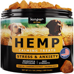Load image into Gallery viewer, Natural Calming Chews for Dogs with Hemp Oil and Valerian Root   Aid during