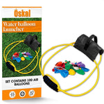 Load image into Gallery viewer, Water Balloon Launcher Slingshot 3 Person Game Catapult with 100 Colorful Air Balloons Water Balloon Slingshot for Long Distance Launching Easy to Use T Shirt Launcher for Outdoor Games
