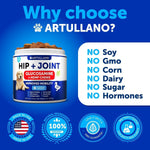 Load image into Gallery viewer, Hip and Joint Supplement for Dogs Glucosamine Joint Pain Relief Chews with