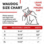 Load image into Gallery viewer, Waterproof Glow Dog Collar Adjustable 14–22 in Neck x 0.5 in Wide Buckle