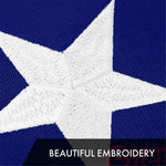 Load image into Gallery viewer, G128 3 Pack: Betsy Ross Flag  2x3 Ft  ToughWeave Series Embroidered 300D Polyester  Historical Flag, Embroidered Design, Indoor/Outdoor, Brass Grommets