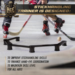 Load image into Gallery viewer, Lightweight Stickhandling Training Aid Snake Equipment for Puck Control Street Hockey Training Reaction Time and Coordination Durable Portable and Adjustable