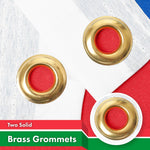 Load image into Gallery viewer, G128 Combo Pack: American USA Flag 3x5 Ft &amp; South Sudan South Sudanese Flag 3x5 Ft  Both LiteWeave Pro Series Printed 150D Polyester, Brass Grommets