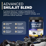 Load image into Gallery viewer, Shilajit Gummies 1000mg, Shilajit Gummies for Men and Women, Energy, Immunity