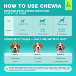 Load image into Gallery viewer, No Poo Chews for Dogs  Coprophagia Deterrent  Dog Probiotics for Digestive Health with Enzymes  Canine Stool Eating Deterrent  Digestive, Dental, Gut &amp; Immune Health Treats  No Poop Eating