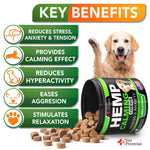 Load image into Gallery viewer, Hemp Calming Chews for Dogs 120 Count Anxiety &amp; Stress Relief