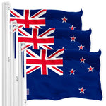 Load image into Gallery viewer, New Zealand Kiwi Flag 3x5 Ft 3Pack 150D Printed Polyester By G128
