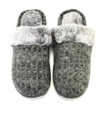 Load image into Gallery viewer, Men's Slippers Faux Fur Comfort House Shoes Slippers Gray Color 9.5 US size