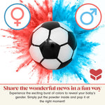 Load image into Gallery viewer, Gender Reveal Soccer Kit with Large 72 inch Balloons and Stickers   Soccer