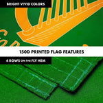 Load image into Gallery viewer, G128 Combo Pack: 6 Ft Tangle Free Spinning Flagpole (Black) &amp; Erin Go Bragh Flag 3x5 Ft Printed 150D Polyester, Brass Grommets (Flag Included) Aluminum Flag Pole