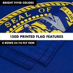 Load image into Gallery viewer, G128 Combo Pack: 6 Ft Tangle Free Spinning Flagpole (Silver) &amp; Nebraska Flag 3x5 Ft Printed 150D Polyester, Brass Grommets (Flag Included) Aluminum Flag Pole