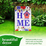 Load image into Gallery viewer, G128 Combo Pack: Garden Flag Stand Black 36 in x 16 in &amp; Garden Flag Patriotic Decoration Home Birdhouse 12x18 DoubleSided Blockout Fabric