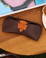 Load image into Gallery viewer, Leather Sunglass Case Glasses Case Eyeglass Case for Men and Women Slim