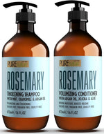 Load image into Gallery viewer, Rosemary Shampoo and Conditioner Set 16 Fl Oz Set of 2 Sulfate Free Formula with Mint Volumizing Products and Thickening Care for Thinning Hair Women and Men