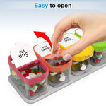 Load image into Gallery viewer, Extra Large Weekly Pill Organizer XL Daily Pill Box 7 Day Am Pm Jumbo Pill Case