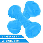 Load image into Gallery viewer, Blue Dog Fetch Toy Outdoor Barbell Dog Toy for Small Medium and Large Dogs