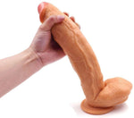 Load image into Gallery viewer, Large Dildo Super Long Realistic with Hands Free Suction Cup Waterproof 11.8