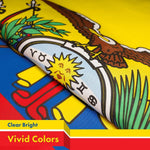 Load image into Gallery viewer, G128 Combo Pack: American USA Flag 3x5 Ft &amp; Ecuador Flag 3x5 Ft, Both Printed 150D Polyester, Indoor/Outdoor, Brass Grommets