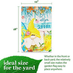 Load image into Gallery viewer, Garden Flag Summer Decoration All You Need is Summer Gnome 12x18 Inch Printed