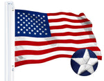 Load image into Gallery viewer, G128 3 PACK: USA American Flag 2.5x4FT Embroidered Spun Polyester
