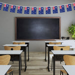 Load image into Gallery viewer, G128 Australia Australian Bunting Banner  Flag 8.2 x 5.5 Inch, Full String 33 Feet  Printed 150D Polyester, Decorations For Bar, School, Festival Events Celebration