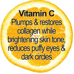 Load image into Gallery viewer, Organic Vitamin C Peptide Eye Serum for Dark Circles 1 oz Lavender Lemon Scent