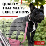 Load image into Gallery viewer, Recycled Cotton Dog Leash 6 Ft 10 Ft Eco Friendly Collar for Small Medium &amp; Large Dogs Reflective Dog Leash for Medium Dogs Strong Leashes for Large Breed Dogs Puppy Leash for Small Dogs