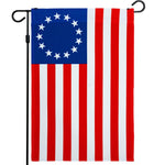 Load image into Gallery viewer, G128 Betsy Ross Historical American Flag Garden Flag  12x18 Inch  Printed 150D Polyester  Betsy Ross 13 Stars Patriotic Outdoor Flag