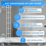 Load image into Gallery viewer, Upgraded D510502W AP6284689 510502W Dryer Filter Replacement   Speed Queen Dryer Lint Filter Cover Lint Trap for Dryer Vent Speed Queen Dryer Parts   Amana Dryer Lint Screen Replacement Dryer Cover