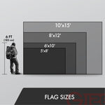 Load image into Gallery viewer, G128 2 Pack: Texas TeaStained TX State Flag  6x10 Ft  ToughWeave Pro Series Embroidered 420D Polyester  Embroidered Design, Indoor/Outdoor, Brass Grommets, High Quality