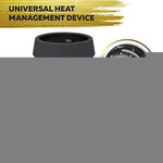 Load image into Gallery viewer, Hookah Bowl Set Premium Stone Black Bowl Shisha Bowl with Cover Heat Holder