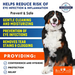 Load image into Gallery viewer, Cat Dog Eye Wash Wipes Tear Stain Remover Cleaner Eye Infection Treatment 120Pad