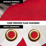 Load image into Gallery viewer, G128 Combo Pack: 6 Ft Tangle Free Spinning Flagpole (White) &amp; Mexico Viva Mexico Flag 3x5 Ft Printed 150D Polyester, Brass Grommets (Flag Included) Aluminum Flag Pole