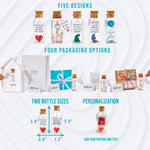 Load image into Gallery viewer, Anniversary Present for Her &amp; Him Valentines Day Romantic Gift to Boyfriend Girlfriend Message I Love You Gifts Wife Husband (Moon in Big Bottle I Love You In Wooden Frame)