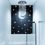 Load image into Gallery viewer, White Stars Stickers 220 Pcs Space Themed Bedroom Constellation Wallpaper Decals