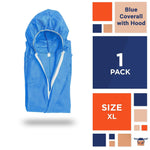 Load image into Gallery viewer, Disposable Coveralls for Men Women X Large Size Blue Hazmat Suits 1 Pack