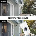 Load image into Gallery viewer, G128 Combo Pack: 6 Ft Tangle Free Spinning Flagpole (Silver) &amp; Massachusetts Flag 3x5 Ft Printed 150D Polyester, Brass Grommets (Flag Included) Aluminum Flag Pole
