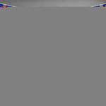 Load image into Gallery viewer, G128 Puerto Rico PR Bunting Banner  Flag 8.2 x 5.5 Inch, Full String 33 Feet  Printed 150D Polyester, Decorations For Bar, School, Festival Events Celebration