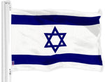 Load image into Gallery viewer, Israel Flag 3x5 Ft Lite Weave Printed 150D Polyester Brass Grommets for Outdoor