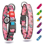 Load image into Gallery viewer, WAUDOG Nylon Dog Collar Adjustable Dog Collar for Large Dogs Small &amp; Medium Dogs Breakaway Puppy Collars for Large Breed Dogs Boy &amp; Girl Dog Collars with Durable Plastic Buckle and QR Dog Tag