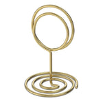 Load image into Gallery viewer, 10 Pack Table Number Holders for Wedding Gold Place Card Holder Table Sign Holders Picture Photo Holders for Tables Mini Table Number Stands Gold Small Gold Table Number Holders Clip Stand