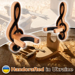 Load image into Gallery viewer, Guitar Holder Wall Mount Ash Wood Wooden Guitar Hanger Hook Stand Rack